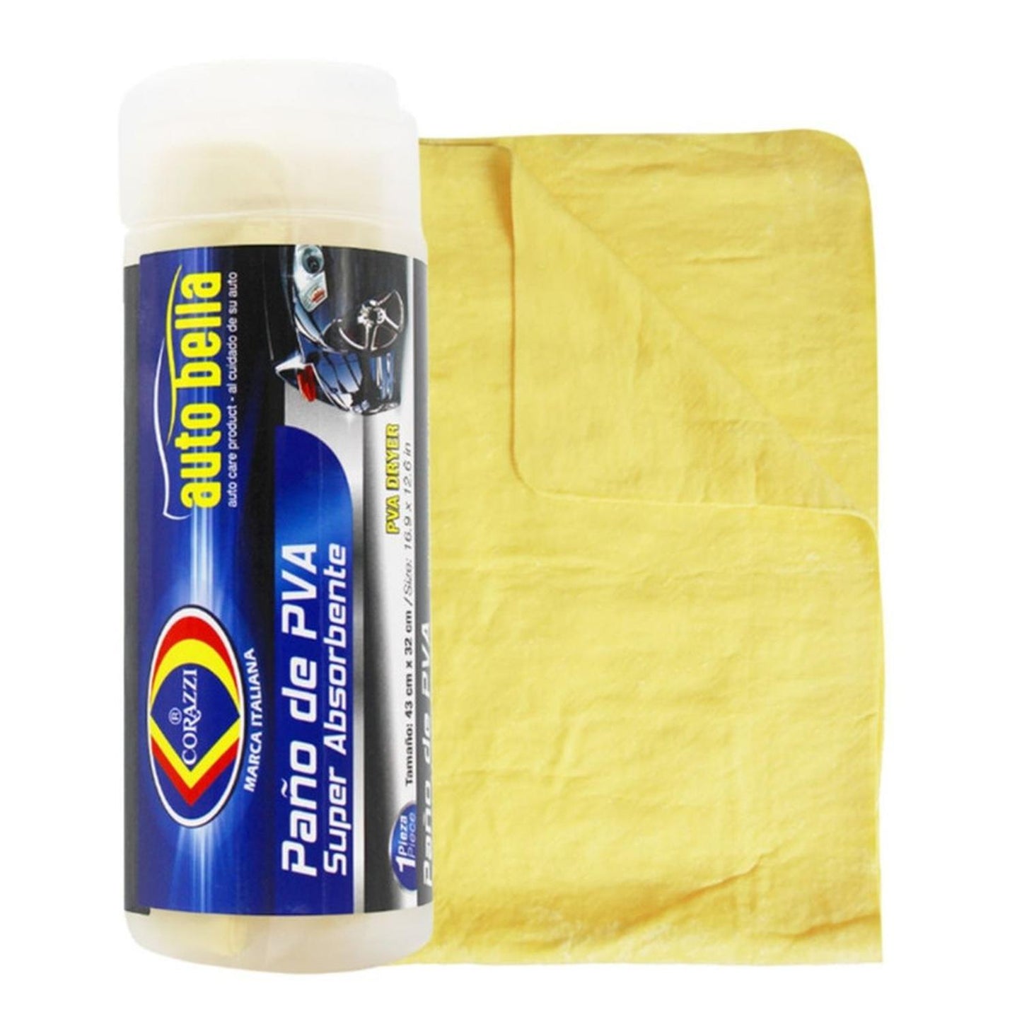 Paño de PVA Corazzi Super Absorbente 43x32cm12 Paquetes - Flash Sales