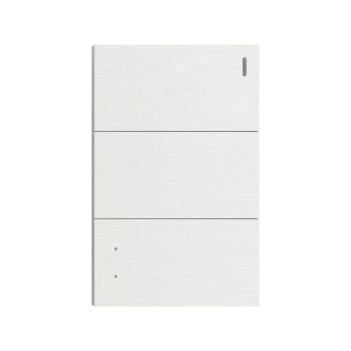 Placa Con 2 Apagadores Sencillos Y 1 De Escalera Lucek FlatPack 6 - Flash Sales