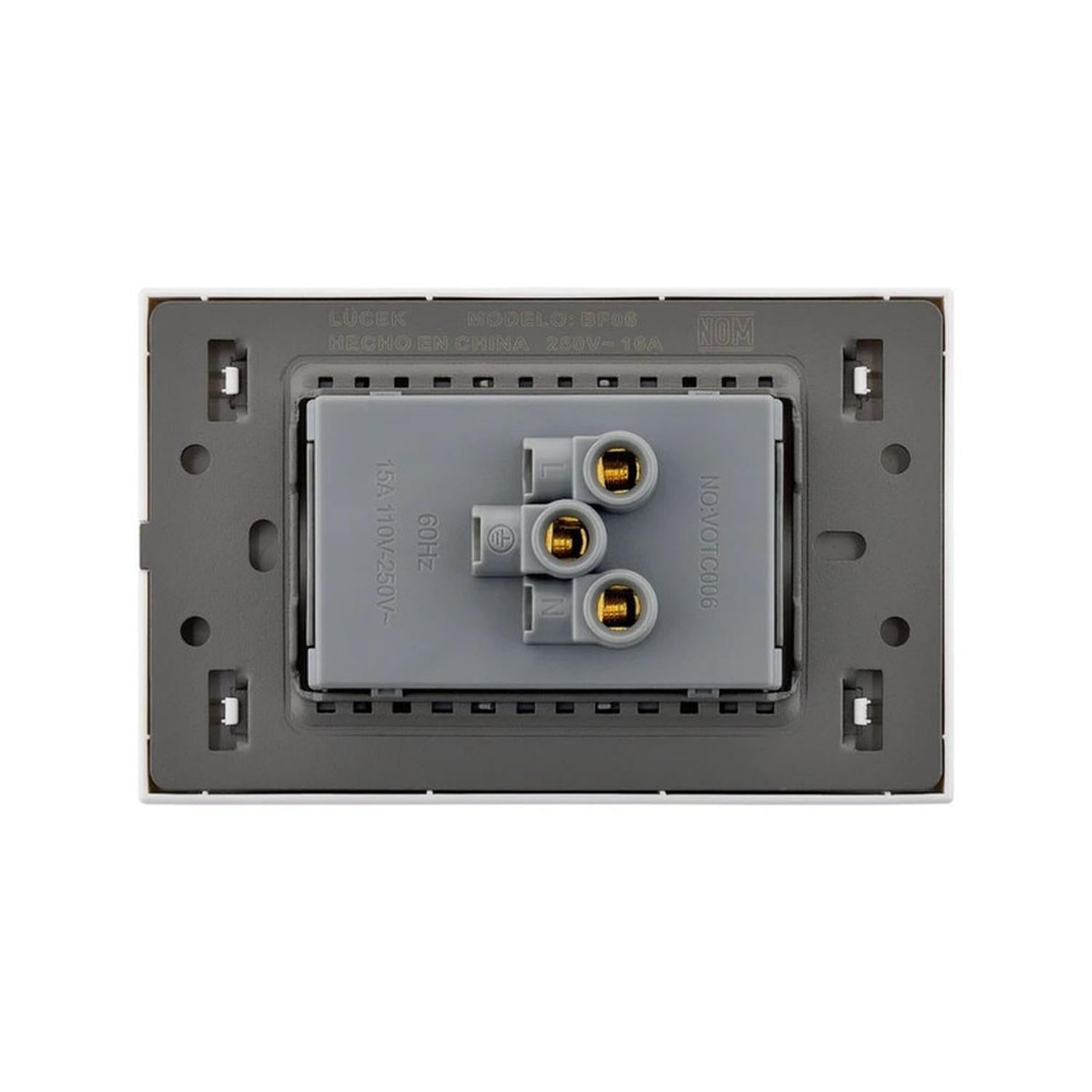 Placa Con Contacto Dúplex Lucek Flat Pack 12 - Flash Sales